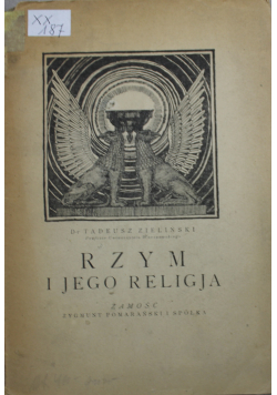 Rzym i jego religia 1920 r
