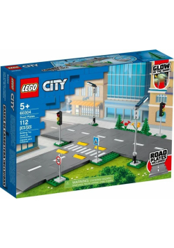 LEGO(R) CITY 60304 (6szt) Płyty drogowe