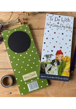 Lista zakupów z magnesem MNP28 Crazy Dog Lady Psia