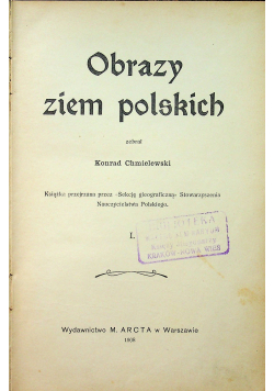 Obrazy ziem polskich 1908r