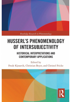 Husserl's Phenomenology of Intersubjectivity