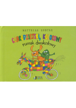 Czarodziejski kolorowy rumak dwukołowy