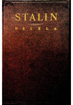 Stalin Dzieła Tom 5