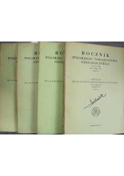 Rocznik polskiego towarzystwa geologicznego za rok 1971 zeszyt 1-4