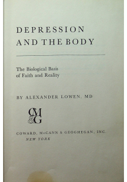 Depression and the body