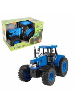 Traktor duży niebieski