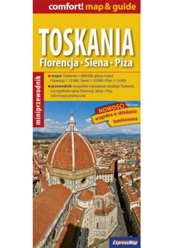 Toskania Florencja Siena Piza map & guide
