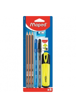 Zestaw art. piśmienniczych 8 elementów MAPED