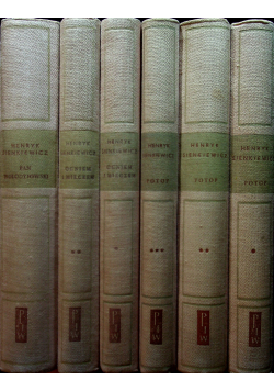 Sienkiewicz Dzieła 6 tomów