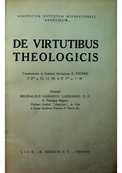 De virtutibus theologicis 1948 r.