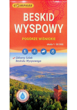 Mapa turystyczna - Beskid Wyspowy Skala 1:50 000