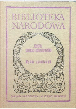 Conrad  Korzeniowski Wybór opowiadań