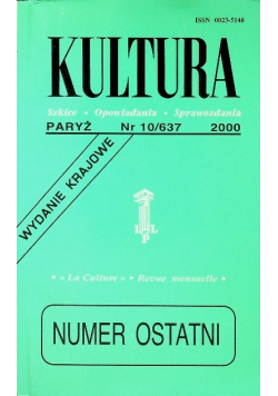 Kultura Nr 10 637 2000