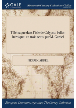 Télémaque dans l'isle de Calypso