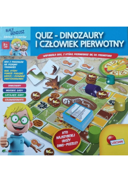 Quiz Dinozaury i człowiek pierwotny NOWA
