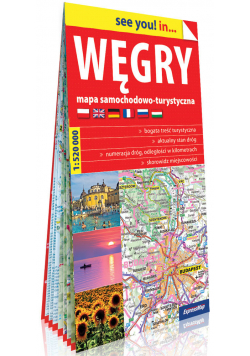 Węgry papierowa mapa samochodowo-turystyczna 1:520 000