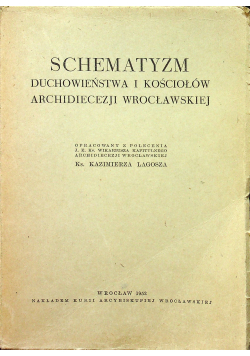 Schematyzm Duchowieństwa i Kościołów Archidiecezji Wrocławskiej