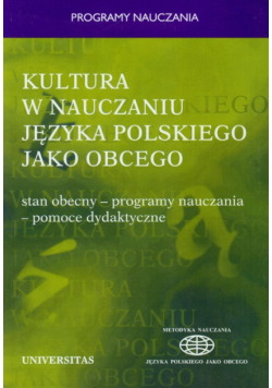 Kultura w nauczaniu języka polskiego jako obcego