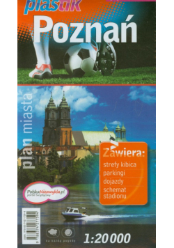 Poznań plan miasta 1:20 000