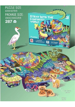 Puzzle 287 las deszczowy