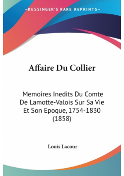 Affaire Du Collier