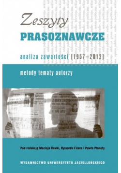 Zeszyty prasoznawcze analiza zawartości 1957 - 2012