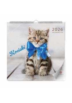 Kalendarz 2026 ścienny lux kociaki