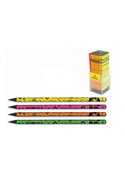 Ołówek Flowers Neon (72szt) ADEL