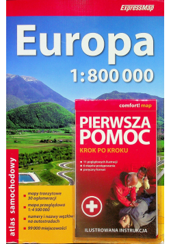 Atlas samochodowy Europa 1 800 000