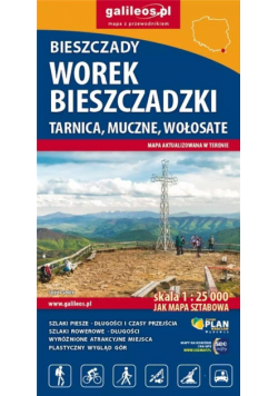Mapa tur. - Worek Bieszczadzki, Tarnica... w.2024
