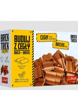 Brick Trick - Buduj z cegły dachówki 40 sztukTREFL