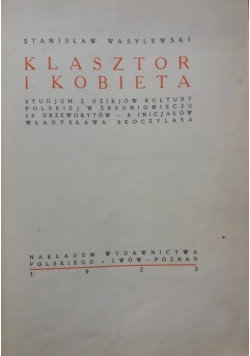 Klasztor i kobieta 1923 r.