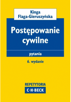 Postępowanie cywilne : Pytania