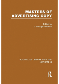 Masters of Advertising Copy (RLE Marketing)