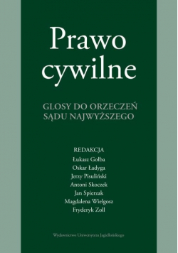 Prawo cywilne Glosy do orzeczeń Sądu Najwyższego