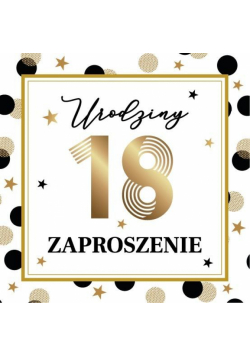 Zaproszenie Urodziny 10szt