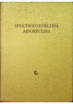 Spektrofotometria absorbcyjna
