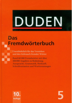 Duden 5 Das Fremdsworterbuch z płytą CD