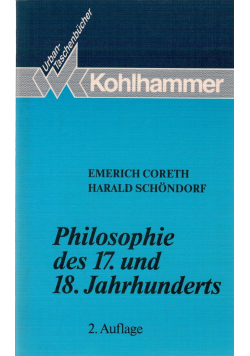 Philosophie des 17 und 18 Jahrhunderts