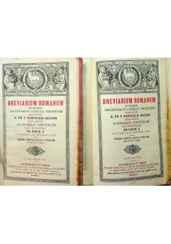 Brevarium Romanum pars aestiva / Pars hiemalis 1916 r