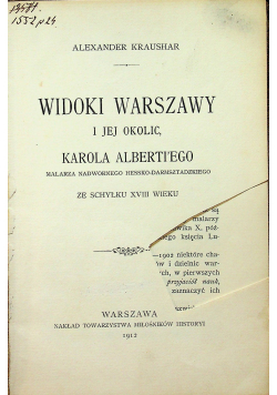 Widoki Warszawy 1912r