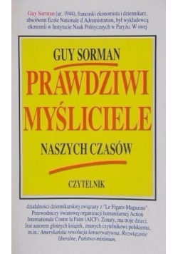 Prawdziwi myśliciele naszych czasów