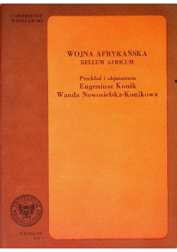 Wojna Afrykańska. Bellum Africum