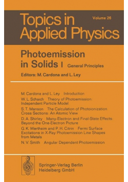 Photoemission in Solids I: General Principles 26