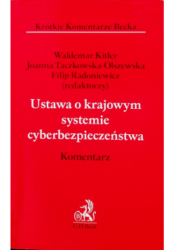 Ustawa o krajowym systemie cyberbezpieczeństwa
