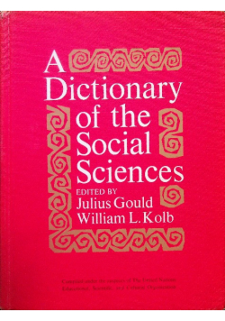 A dictionary of the social sciences