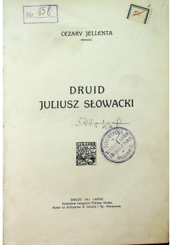 Druid Juliusz Słowacki 1911 r.