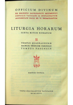 Liturgia Horarum część 2