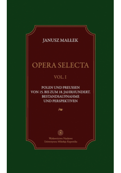 Opera selecta tom 1