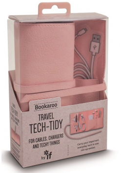 Bookaroo Travel tech-tidy - organizer podróżny - różowy